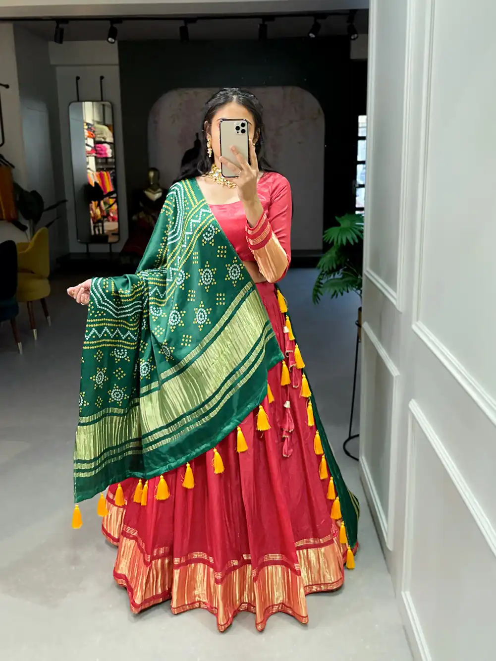 LNB 1653 Red Color Gaji Silk Dyeing With Lagdi patta Lehenga Choli Wedding, Party, Festive, Events Etc. Delivery 4-6 Working Days Rs 3499 | Lehenga, Bollywood Lehenga, Creative Lehenga, Designer Lehenga, Embroidered Lehenga, Party Wear Lehenga