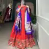 YNF5302  Red Color Jacquard Silk Paithani Zari Designer Gown Casual, Wedding, Festive, Events, Designer Party Wear,  Expected Delivery 4-6 Working Days @2549 | Gowns, Bollywood Gowns, Creative Gowns, Designer Gowns, Embroidered Gowns, Party Wear Gowns