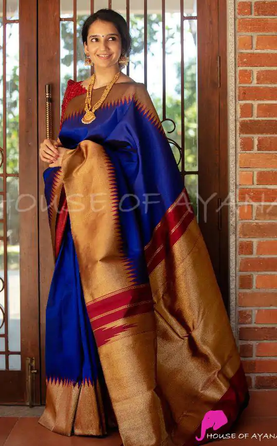 KP 3053 Royal Blue Soft Lichi Silk With Lace Jacquard Border Saree Work. Grab it for ₹1449. Delivery 4-6 Working Days. Shop now. | Sarees, Bollywood Sarees, Creative Sarees, Designer Sarees, Embroidered Sarees, Ethnic Saree, Modern Digital sarees, Party Wear Sarees