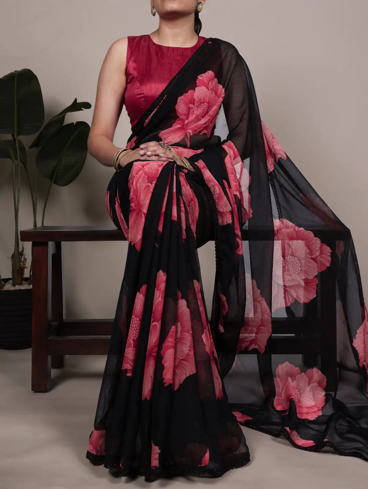 YNF 7033 Black Color Chiffon Lace Work & Lace Border Saree . Available at ₹1499 only. Delivery 4-6 Working Days. Shop now. | Sarees, Bollywood Sarees, Creative Sarees, Designer Sarees, Embroidered Sarees, Ethnic Saree, Modern Digital sarees, Party Wear Sarees