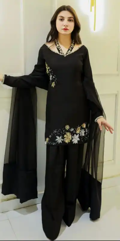 NSR 856 Black in Natural Crep Silk With Embroidery Sequence Work with Full Sleeve Lace Work & Lace Border Salwar Suit . Get it for ₹1799. Delivery 4-6 | Jump Suits, Tops & Bottoms, Track Suits, Trendy Wear, Salwar suit, Designer Suits, Casual Suits, Creative suits, Palazzo Suits, Party Wear Suits, Patiala Suits, Straight Suits