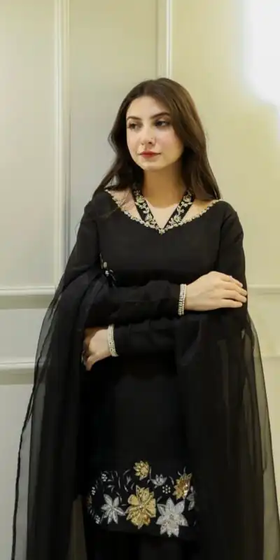 NSR 856 Black in Natural Crep Silk With Embroidery Sequence Work with Full Sleeve Lace Work & Lace Border Salwar Suit . Get it for ₹1799. Delivery 4-6 | Jump Suits, Tops & Bottoms, Track Suits, Trendy Wear, Salwar suit, Designer Suits, Casual Suits, Creative suits, Palazzo Suits, Party Wear Suits, Patiala Suits, Straight Suits