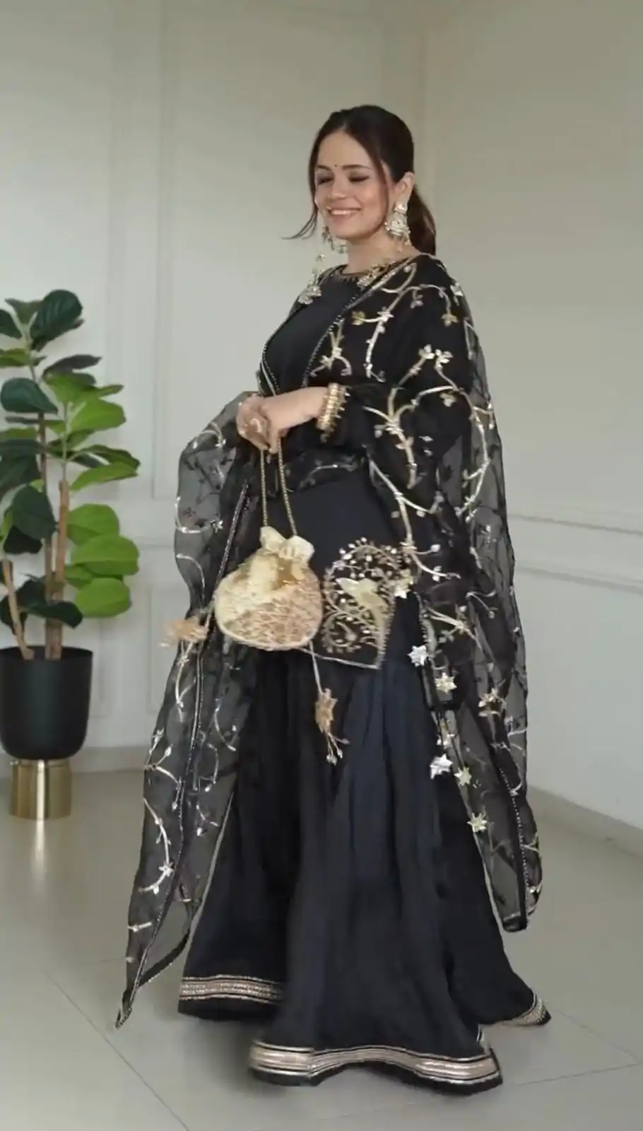 ZSR 3142 Black Pure Natural Crep With Embroidery Sequence Work Salwaar Suit Perfect for Wedding, Party, Bridal Wear, Pongal, Onam Best Price ₹1999 | Jump Suits, Tops & Bottoms, Track Suits, Trendy Wear, Salwar suit, Designer Suits, Casual Suits, Creative suits, Palazzo Suits, Party Wear Suits, Patiala Suits, Straight Suits