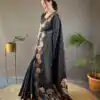 KP 6003 Black Soft Lichi Silk Cloth Lace Work & Lace Border Saree in Best Price ₹1399. Delivery 4-6 Working Days. Shop now. | Sarees, Bollywood Sarees, Creative Sarees, Designer Sarees, Embroidered Sarees, Ethnic Saree, Modern Digital sarees, Party Wear Sarees