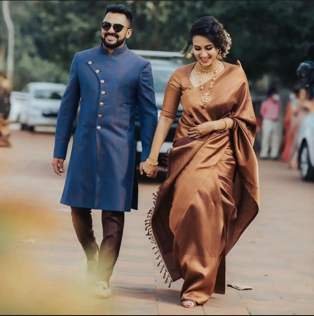 111 KP 4052 Brown Soft Lichi Silk with Lace Work & Lace Border Saree . Available at ₹1399 only. Delivery 4-6 Working Days. Shop now. | Sarees, Bollywood Sarees, Creative Sarees, Designer Sarees, Embroidered Sarees, Ethnic Saree, Modern Digital sarees, Party Wear Sarees