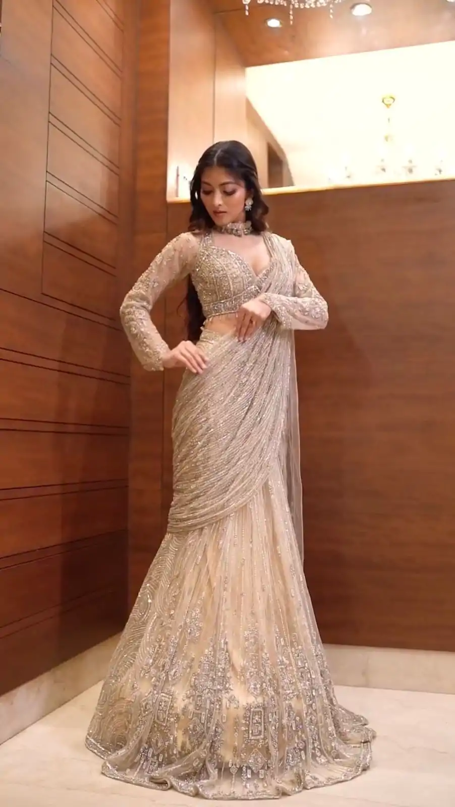 LG 1956 Cream Butterfly Net Saree Perfect for Wedding, Party, Festival Celebrations, Holi, Baisakhi . Special Price ₹2499. Delivery 4-6 Working Days | Sarees, Bollywood Sarees, Creative Sarees, Designer Sarees, Embroidered Sarees, Ethnic Saree, Modern Digital sarees, Party Wear Sarees