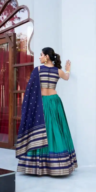 LNB 1908 Firozi in Pure Chanderi Zari Work & Lace Work Lehenga Choli . Special Price ₹2099. Delivery 4-6 Working Days. Shop now. | Lehenga, Bollywood Lehenga, Creative Lehenga, Designer Lehenga, Embroidered Lehenga, Party Wear Lehenga