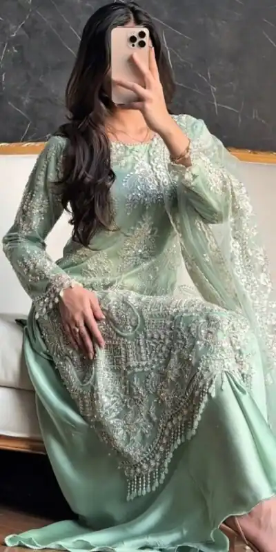 KF 1703 Firozi Soft Net with Lace Work & Embroidery Work Salwar Suit . Festive Deal ₹2049. Delivery 4-6 Working Days. Shop now. | Salwar suit, Designer Suits, Casual Suits, Creative suits, Palazzo Suits, Party Wear Suits, Patiala Suits, Straight Suits