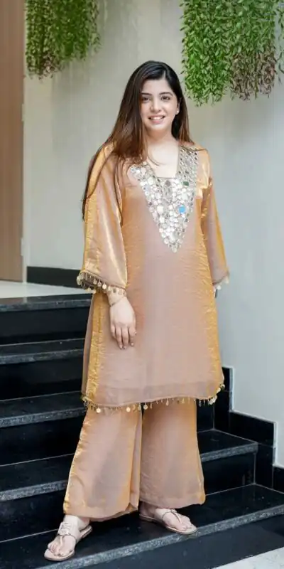 LG 1999 Gold Fendy With Mirror Work & Embroidery Work Salwar Suit able Price ₹1799 Afford. Delivery 4-6 Working Days. Shop now. | Jump Suits, Tops & Bottoms, Track Suits, Trendy Wear, Salwar suit, Designer Suits, Casual Suits, Creative suits, Palazzo Suits, Party Wear Suits, Patiala Suits, Straight Suits