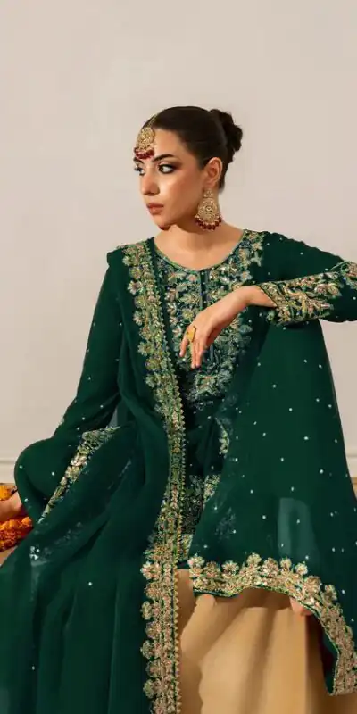 RTC 5901 Green Faux Georgette Salwar Suit Perfect for Wedding, Party, Raksha Bandhan, Eid, Pooja –. Introductory Price ₹2449. Delivery 4-6 Working Days. | Jump Suits, Salwar suit, Designer Suits, Casual Suits, Creative suits, Palazzo Suits, Party Wear Suits, Patiala Suits, Straight Suits