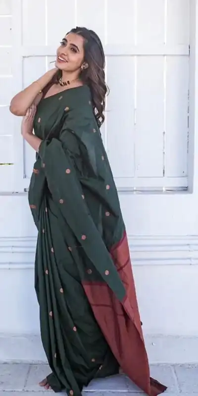 KP 5000 Green Soft Lichi Silk Saree with Designer Work. Wedding, Party, Festive, Events, Now at just ₹1249. Delivery 4-6 Working Days. Shop now. | Sarees, Bollywood Sarees, Creative Sarees, Designer Sarees, Embroidered Sarees, Ethnic Saree, Modern Digital sarees, Party Wear Sarees