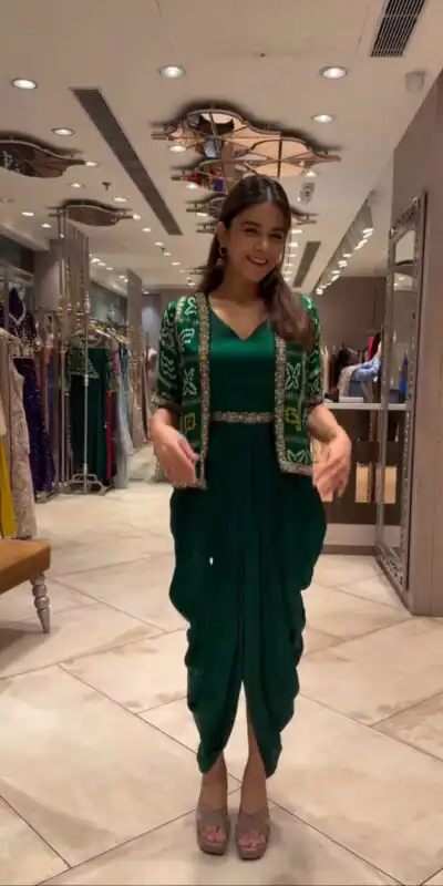 LG 2011 Green Printed Chinon Dhoti Suit Perfect for Wedding, Party, Family Gatherings, Lohri, Durga Puja . Get it for ₹1799. Delivery 4-6 Working Days | Jump Suits, Salwar suit, Designer Suits, Casual Suits, Creative suits, Palazzo Suits, Party Wear Suits, Patiala Suits, Straight Suits