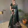 KP 6003 Green Soft Lichi Silk Cloth Lace Work & Lace Border Saree in Best Price ₹1399. Delivery 4-6 Working Days. Shop now. | Sarees, Bollywood Sarees, Creative Sarees, Designer Sarees, Embroidered Sarees, Ethnic Saree, Modern Digital sarees, Party Wear Sarees