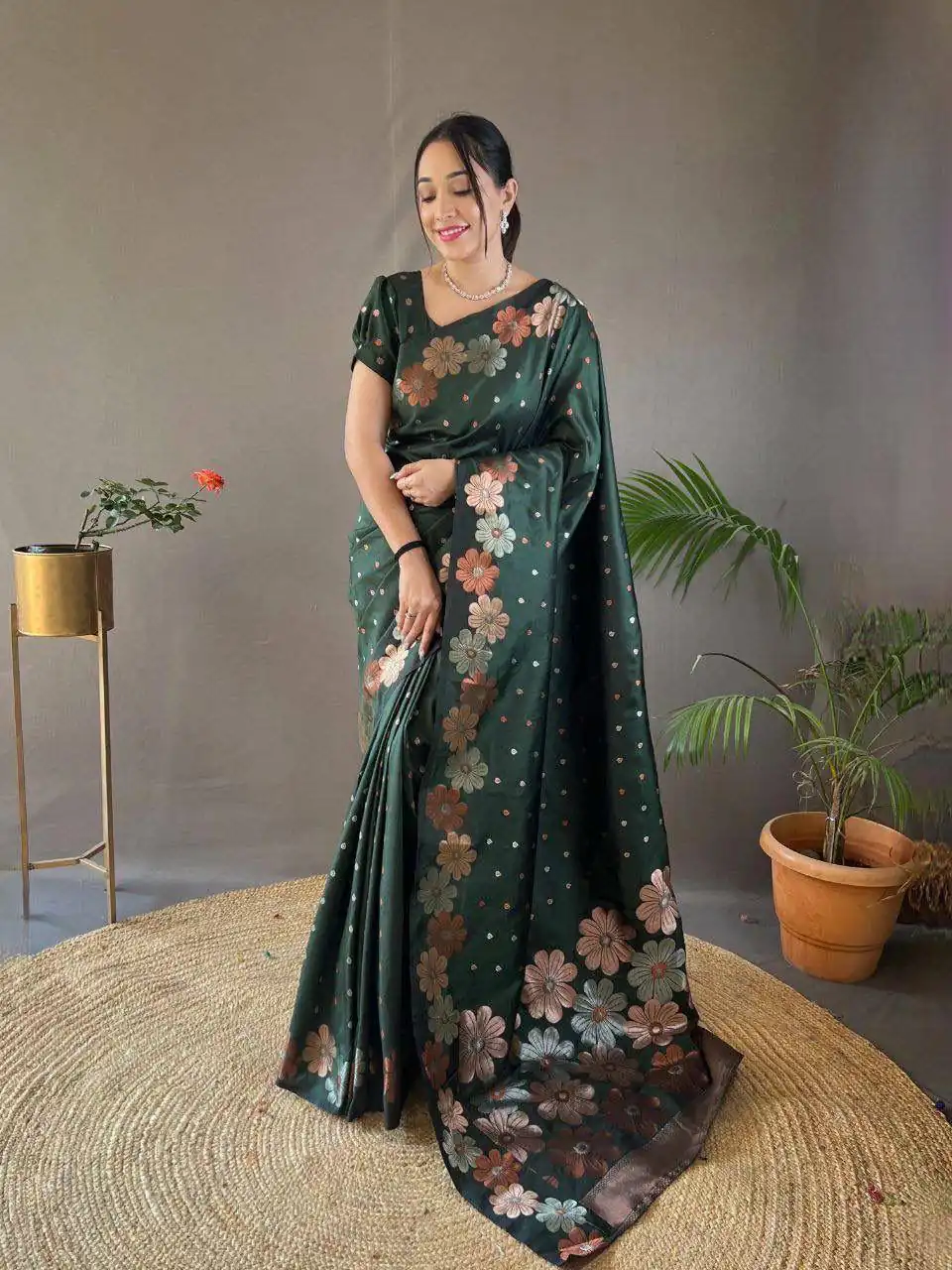 KP 6003 Green Soft Lichi Silk Cloth Lace Work & Lace Border Saree in Best Price ₹1399. Delivery 4-6 Working Days. Shop now. | Sarees, Bollywood Sarees, Creative Sarees, Designer Sarees, Embroidered Sarees, Ethnic Saree, Modern Digital sarees, Party Wear Sarees