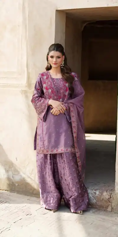 NSR 849 Lavender Chinnon Silk Salwar Suit Perfect for Wedding, Party, Baisakhi, Anniversary, Housewarming . Available at ₹1999 only. Delivery 4-6 | Jump Suits, Salwar suit, Designer Suits, Casual Suits, Creative suits, Palazzo Suits, Party Wear Suits, Patiala Suits, Straight Suits