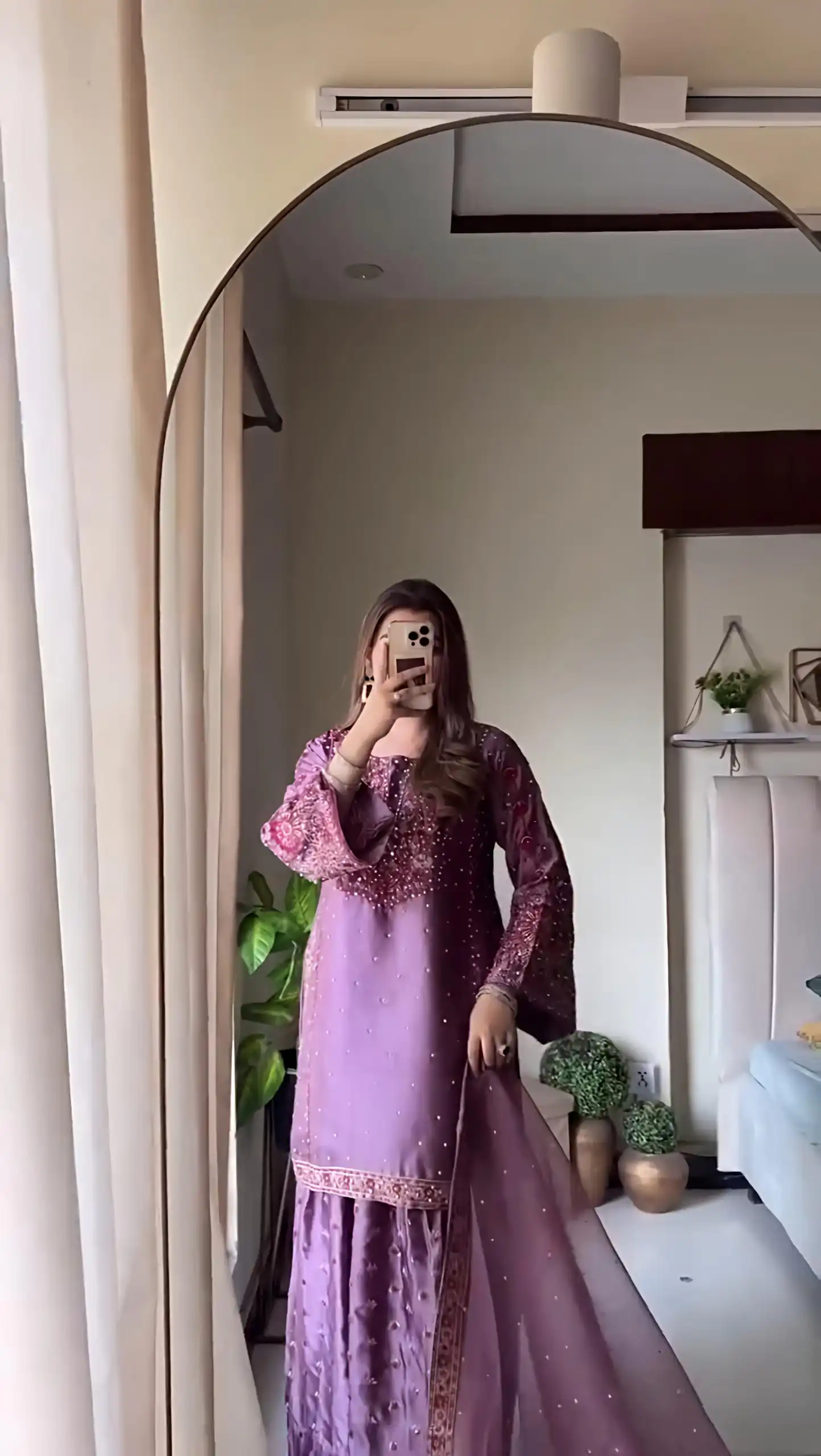 NSR 849 Lavender Chinnon Silk Salwar Suit Perfect for Wedding, Party, Baisakhi, Anniversary, Housewarming . Available at ₹1999 only. Delivery 4-6 | Jump Suits, Salwar suit, Designer Suits, Casual Suits, Creative suits, Palazzo Suits, Party Wear Suits, Patiala Suits, Straight Suits