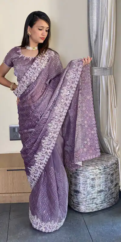 SC 239 Pink Georgette With Lace Work & Lace Border Saree . Wedding, Party, Festive, Events, Exclusive Offer ₹1599. Delivery 4-6 Working Days. Shop now. | Sarees, Bollywood Sarees, Creative Sarees, Designer Sarees, Embroidered Sarees, Ethnic Saree, Modern Digital sarees, Party Wear Sarees