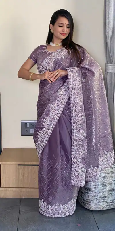 SC 239 Pink Georgette With Lace Work & Lace Border Saree . Wedding, Party, Festive, Events, Exclusive Offer ₹1599. Delivery 4-6 Working Days. Shop now. | Sarees, Bollywood Sarees, Creative Sarees, Designer Sarees, Embroidered Sarees, Ethnic Saree, Modern Digital sarees, Party Wear Sarees