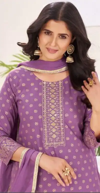 INLI Muskaan Lavender in Rayon Lace Work & Embroidery Work Salwar Suit. Festive Deal ₹1949. Delivery 4-6 Working Days. Shop now. | Jump Suits, Salwar suit, Designer Suits, Casual Suits, Creative suits, Palazzo Suits, Party Wear Suits, Patiala Suits, Straight Suits