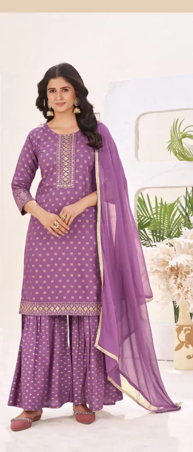 INLI Muskaan Lavender in Rayon Lace Work & Embroidery Work Salwar Suit. Festive Deal ₹1949. Delivery 4-6 Working Days. Shop now. | Jump Suits, Salwar suit, Designer Suits, Casual Suits, Creative suits, Palazzo Suits, Party Wear Suits, Patiala Suits, Straight Suits
