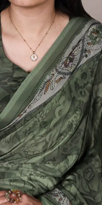 YNF 7056 Mahendi Crepe Printed with Designer Saree Work. Wedding, Party, Festive, Events, Get it for ₹1499. Delivery 4-6 Working Days. Shop now. | Sarees, Bollywood Sarees, Creative Sarees, Designer Sarees, Embroidered Sarees, Ethnic Saree, Modern Digital sarees, Party Wear Sarees