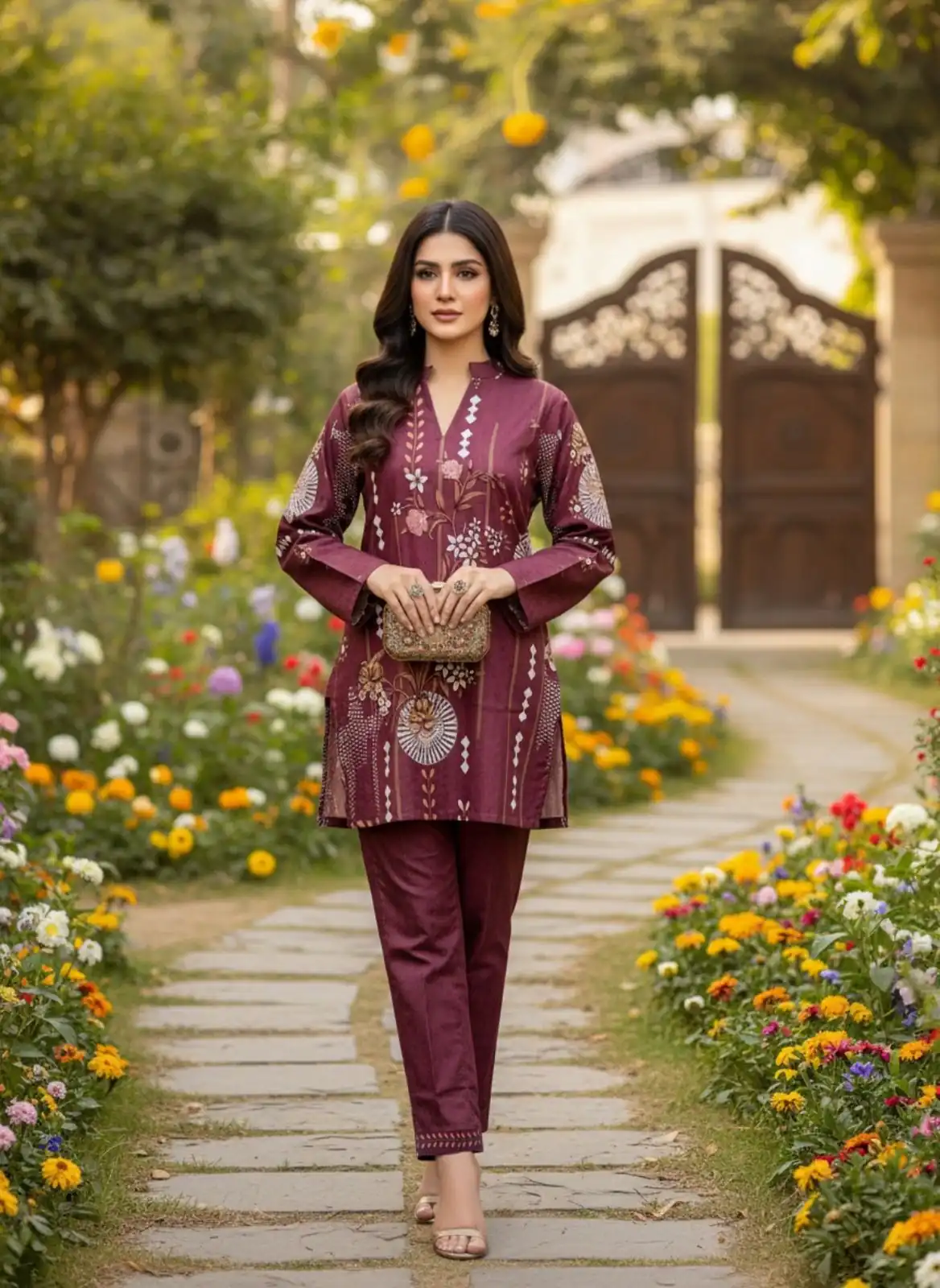 INLI Velora Vogue Maroon in Linen Cotton Turkish style Designer Work Kurti . Introductory Price ₹1549. Delivery 4-6 Working Days. Shop now. | Kurti, Bollywood Kurti, Creative Kurtis, Designer Kurti, Party Wear Kurti, Selfie Kurti