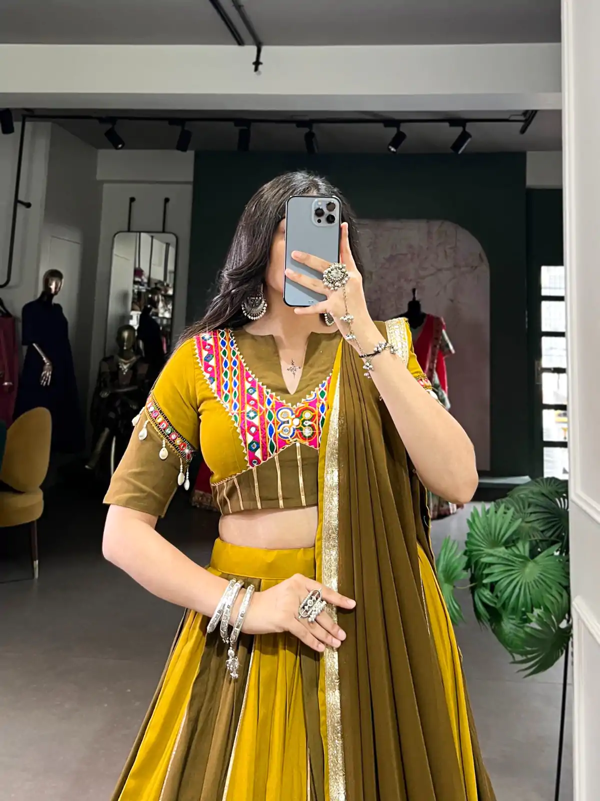 LNB 1613 Mehendi Pure Rayon Sequins Work & Mirror Work Lehenga Choli in . Festive Deal ₹2799. Delivery 4-6 Working Days. Shop now. | Lehenga, Bollywood Lehenga, Creative Lehenga, Designer Lehenga, Embroidered Lehenga, Party Wear Lehenga