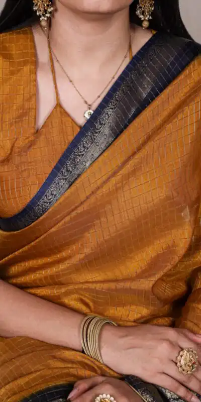 YNF 7906 Mustard Dola Chex with Zari Work Saree . Wedding, Party, Festive, Events Special Price ₹1599. Delivery 4-6 Working Days. Shop now. | Sarees, Bollywood Sarees, Creative Sarees, Designer Sarees, Embroidered Sarees, Ethnic Saree, Modern Digital sarees, Party Wear Sarees
