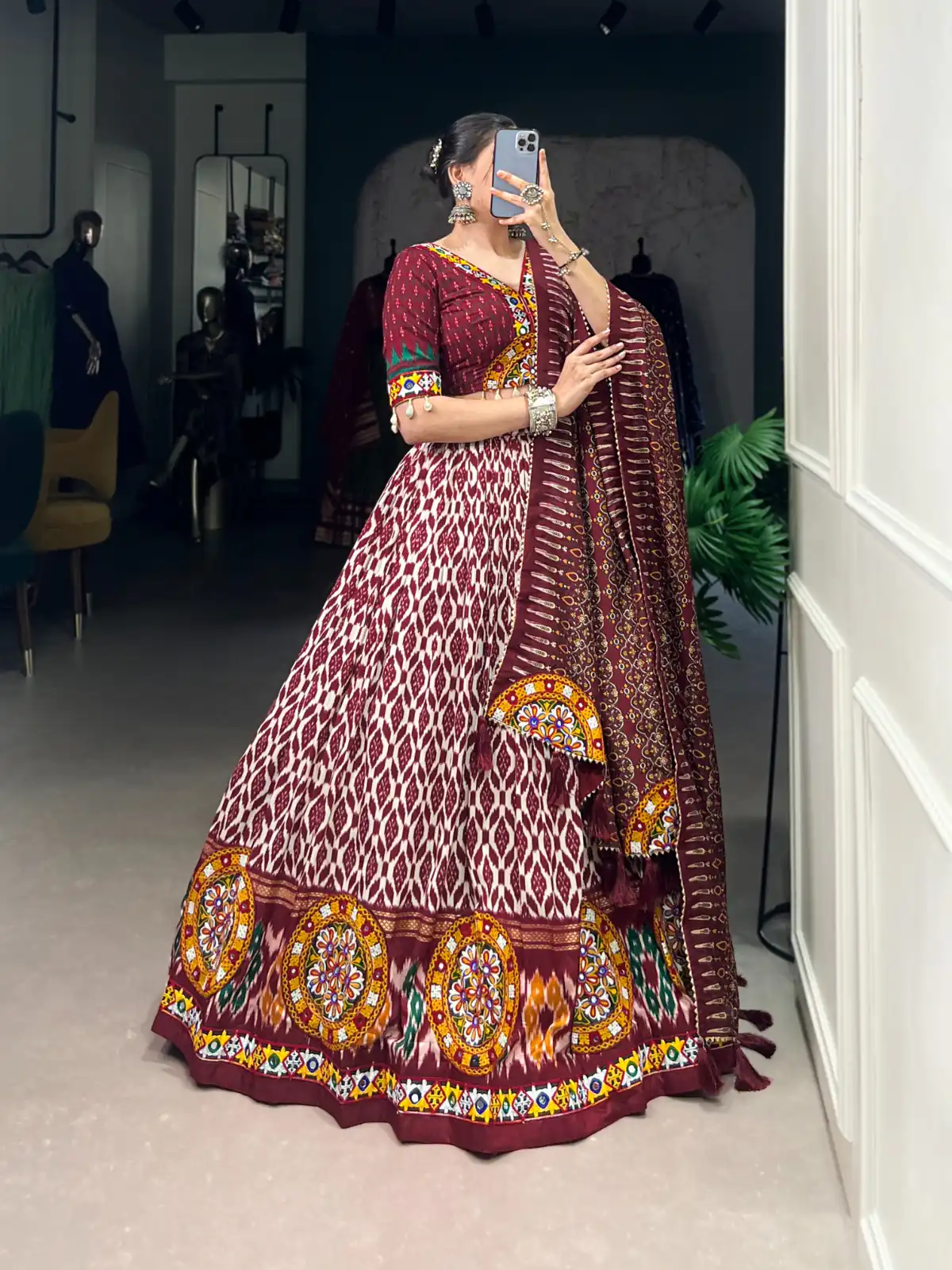 LNB 1743 Mustard Tussar Silk Gamthi Work & Mirror Work Lehenga Choli in . Available at ₹3099 only. Delivery 4-6 Working Days. Shop now. | Lehenga, Bollywood Lehenga, Creative Lehenga, Designer Lehenga, Embroidered Lehenga, Party Wear Lehenga