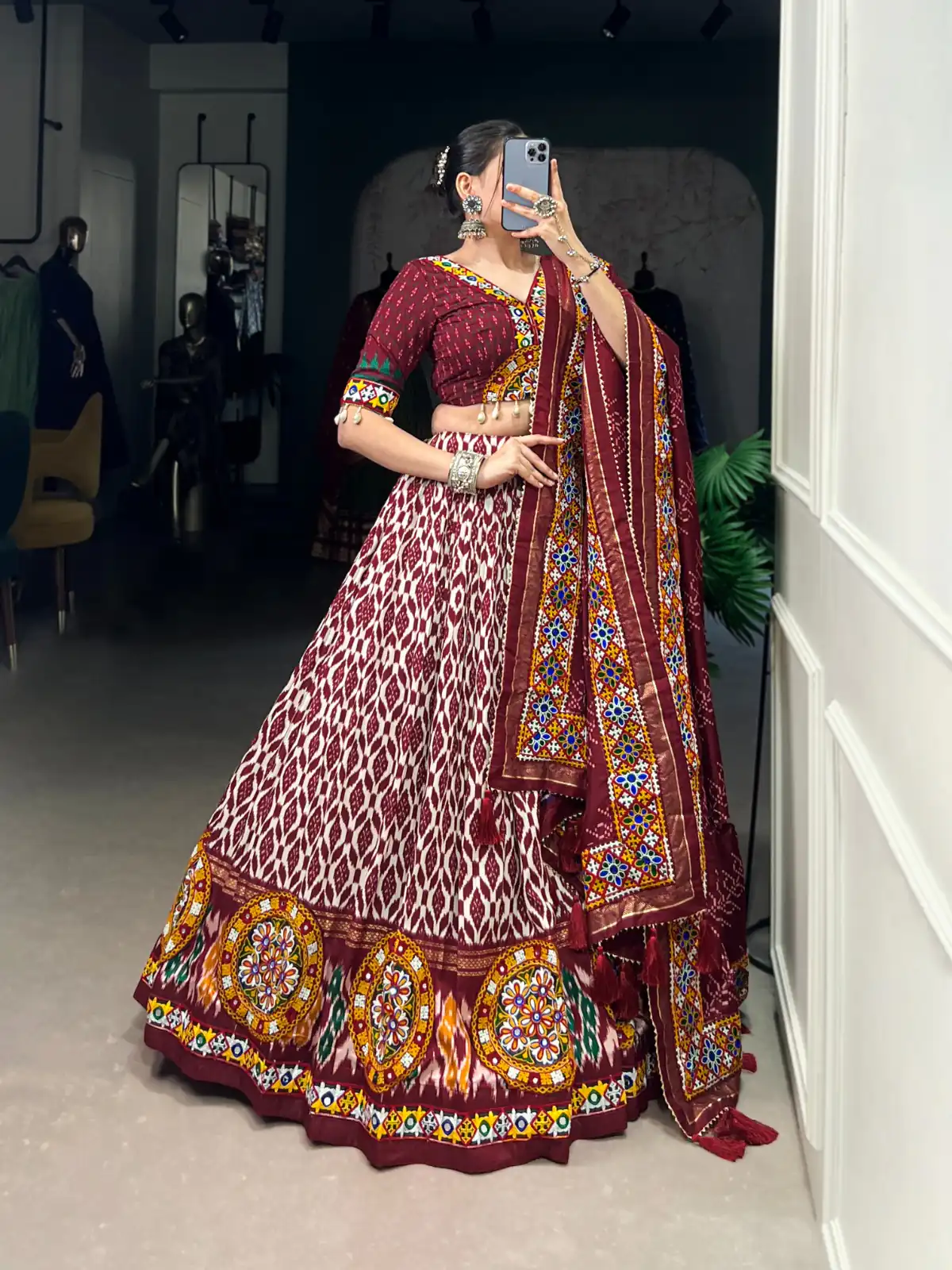 LNB 1743 Mustard Tussar Silk Gamthi Work & Mirror Work Lehenga Choli in . Available at ₹3099 only. Delivery 4-6 Working Days. Shop now. | Lehenga, Bollywood Lehenga, Creative Lehenga, Designer Lehenga, Embroidered Lehenga, Party Wear Lehenga