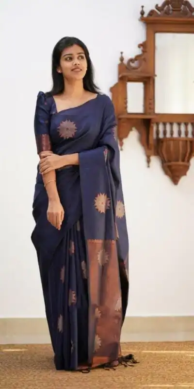 KP 5009 Navy Blue Soft Lichi Silk Saree Perfect for Wedding, Party, Pooja, Lohri, Reception . Special Price ₹1319. Delivery 4-6 Working Days. Shop | Sarees, Bollywood Sarees, Creative Sarees, Designer Sarees, Embroidered Sarees, Ethnic Saree, Modern Digital sarees, Party Wear Sarees