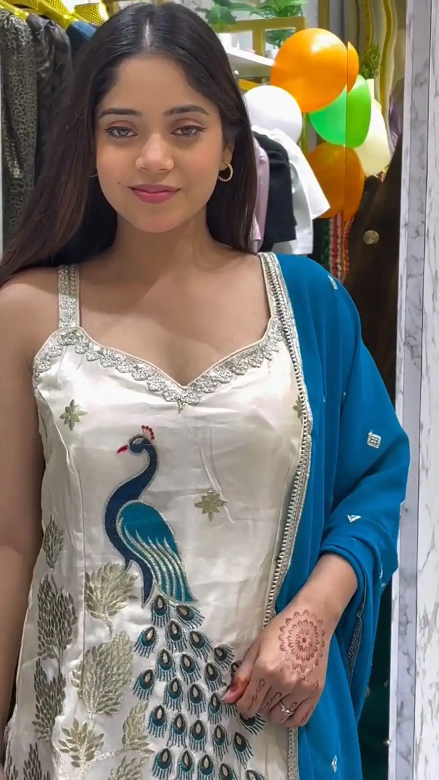 LG 1994 Off White Color French Crape Embroidery Work Salwar Suit Casual, Wedding, Festive, Events . Expected Delivery  4-6 Working Days @1999/- only      | Jump Suits, Salwar suit, Designer Suits, Casual Suits, Creative suits, Palazzo Suits, Party Wear Suits, Patiala Suits, Straight Suits