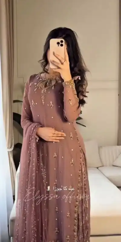 SRK 5264 Onion Georgette With Heavy Embroidery Sequence Work Salwar Suit Wedding, Party, Festive, Events, 4-6 Working Days Only 2049 | Jump Suits, Tops & Bottoms, Track Suits, Trendy Wear, Salwar suit, Designer Suits, Casual Suits, Creative suits, Palazzo Suits, Party Wear Suits, Patiala Suits, Straight Suits