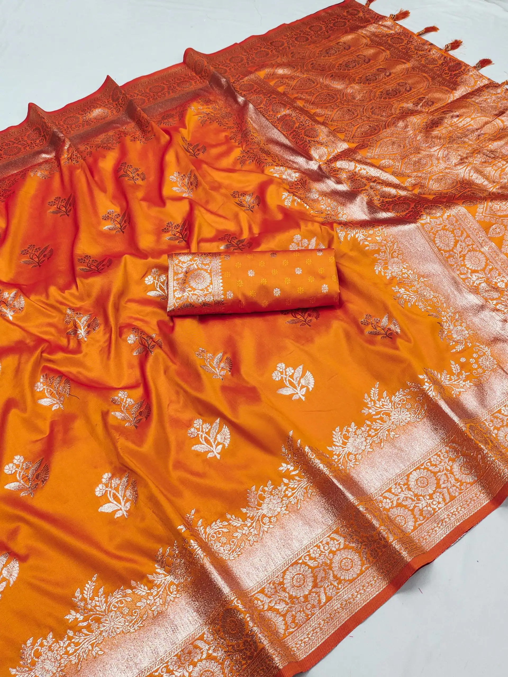 MB 39 Orange in Color Banarasi silk Zari Work & Lace Work Saree . Introductory Price ₹1999. Delivery 4-6 Working Days. Shop now. | Sarees, Bollywood Sarees, Creative Sarees, Designer Sarees, Embroidered Sarees, Ethnic Saree, Modern Digital sarees, Party Wear Sarees