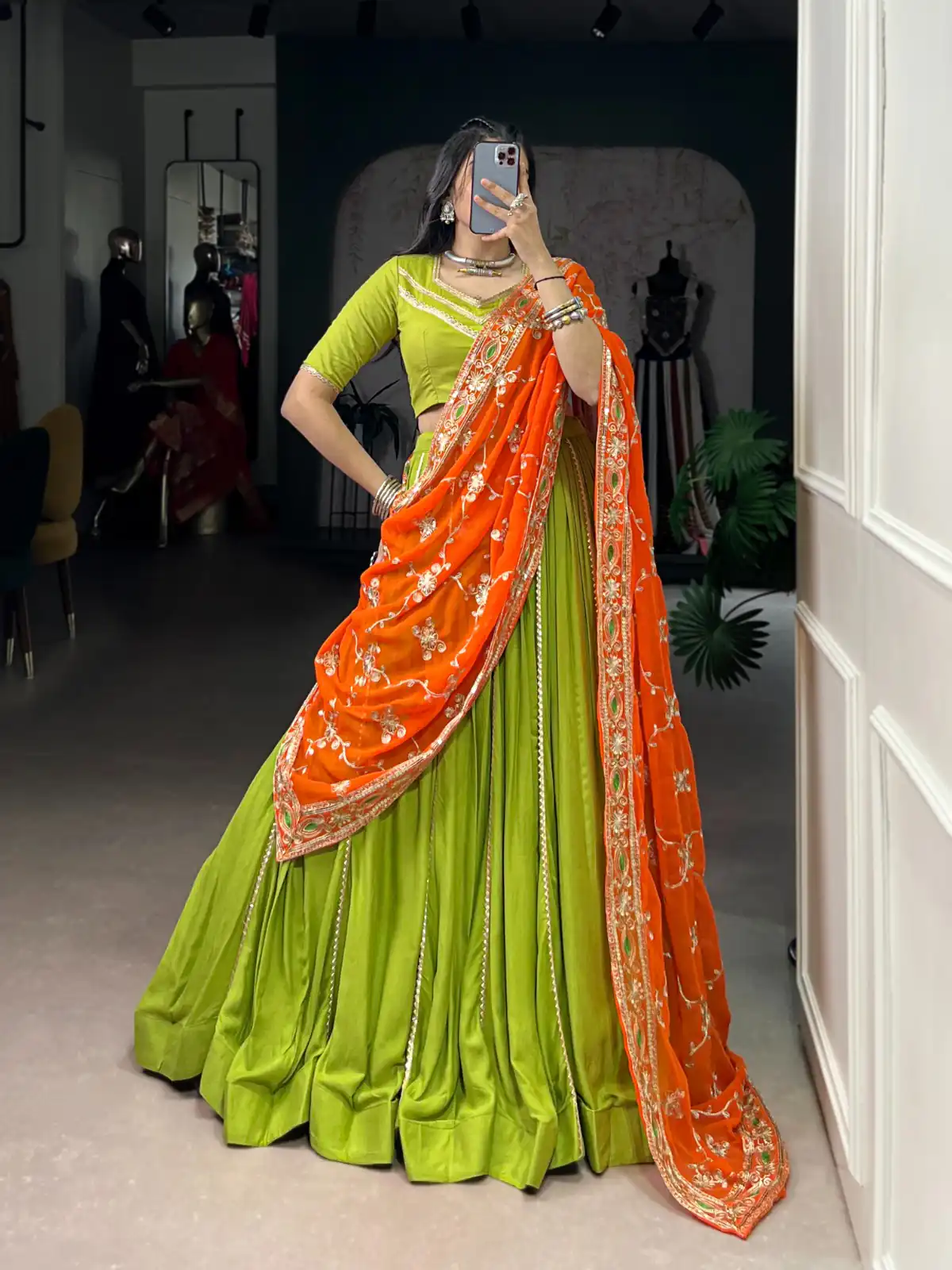 LNB 1692 Parrot Green Pure Rayon Embroidery Work & Sequins Work Lehenga Choli in . Now at just ₹3199. Delivery 4-6 Working Days. Shop now. | Lehenga, Bollywood Lehenga, Creative Lehenga, Designer Lehenga, Embroidered Lehenga, Party Wear Lehenga