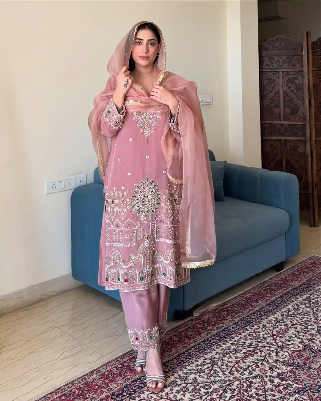 LG 2017 Peach in French Crape Lace Work & Embroidery Work Salwar Suit. Grab it for ₹1999. Delivery 4-6 Working Days. Shop now. | Jump Suits, Salwar suit, Designer Suits, Casual Suits, Creative suits, Palazzo Suits, Party Wear Suits, Patiala Suits, Straight Suits
