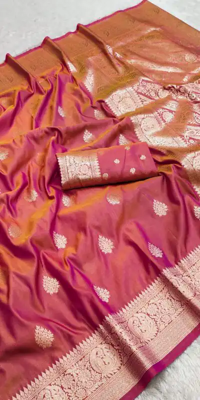 MB 3284 Peach Soft Banarasi Cotton Silk Saree Perfect for Wedding, Party, Eid, Traditional Day, Haldi –. Get it for ₹1899. Delivery 4-6 Working Days. | Sarees, Bollywood Sarees, Creative Sarees, Designer Sarees, Embroidered Sarees, Ethnic Saree, Modern Digital sarees, Party Wear Sarees
