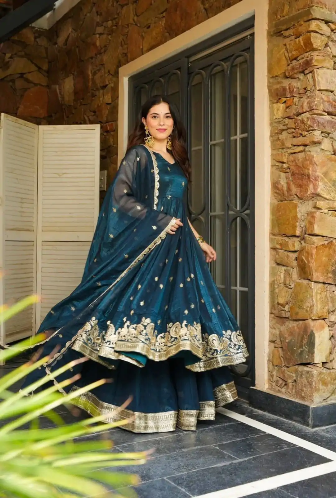 SSR 521 Peacock Blue Crunchy Silk Embroidery Work Salwar Suit Wedding, Party, Festive, Events, Navratri Garba, Anniversary, Haldi,Best Price ₹2449. | Jump Suits, Salwar suit, Designer Suits, Casual Suits, Creative suits, Palazzo Suits, Party Wear Suits, Patiala Suits, Straight Suits