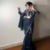 BE 280 Peacock Blue Georgette Lehenga Saree Perfect for Wedding, Party, Cultural Events,, Ganesh Chaturthi . Affordable Price ₹2399. Delivery 4-Days | Lehenga, Bollywood Lehenga, Creative Lehenga, Designer Lehenga, Embroidered Lehenga, Party Wear Lehenga
