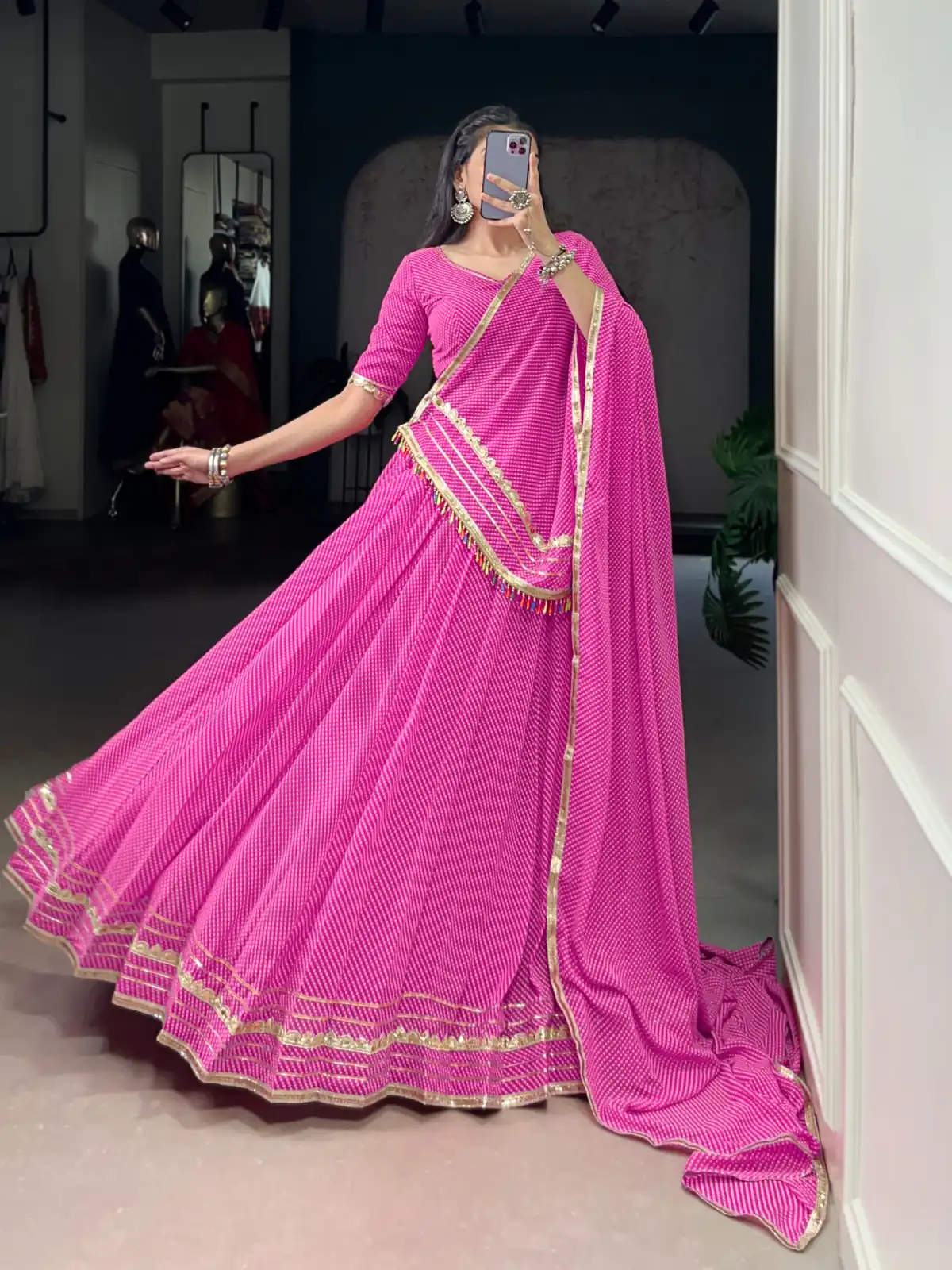 LNB 1728 Pink Color Georgette Printed Lace Work Lehenga Choli . Exclusive Offer ₹2499. Delivery 4-6 Working Days. Shop now. | Lehenga, Bollywood Lehenga, Creative Lehenga, Designer Lehenga, Embroidered Lehenga, Party Wear Lehenga