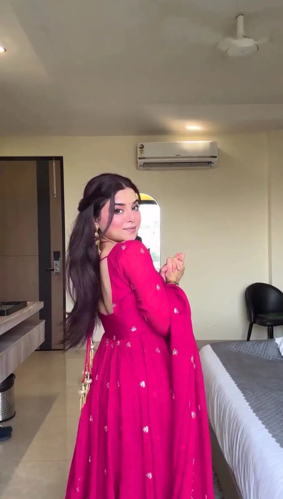 RTC 5924 Pink Georgette Thread With Sequence Gown Perfect for Wedding, Party, Reception, Holi, Eid . Available at ₹1999 only. Delivery 4-6 Working Days. | Gowns, Bollywood Gowns, Creative Gowns, Designer Gowns, Embroidered Gowns, Party Wear Gowns