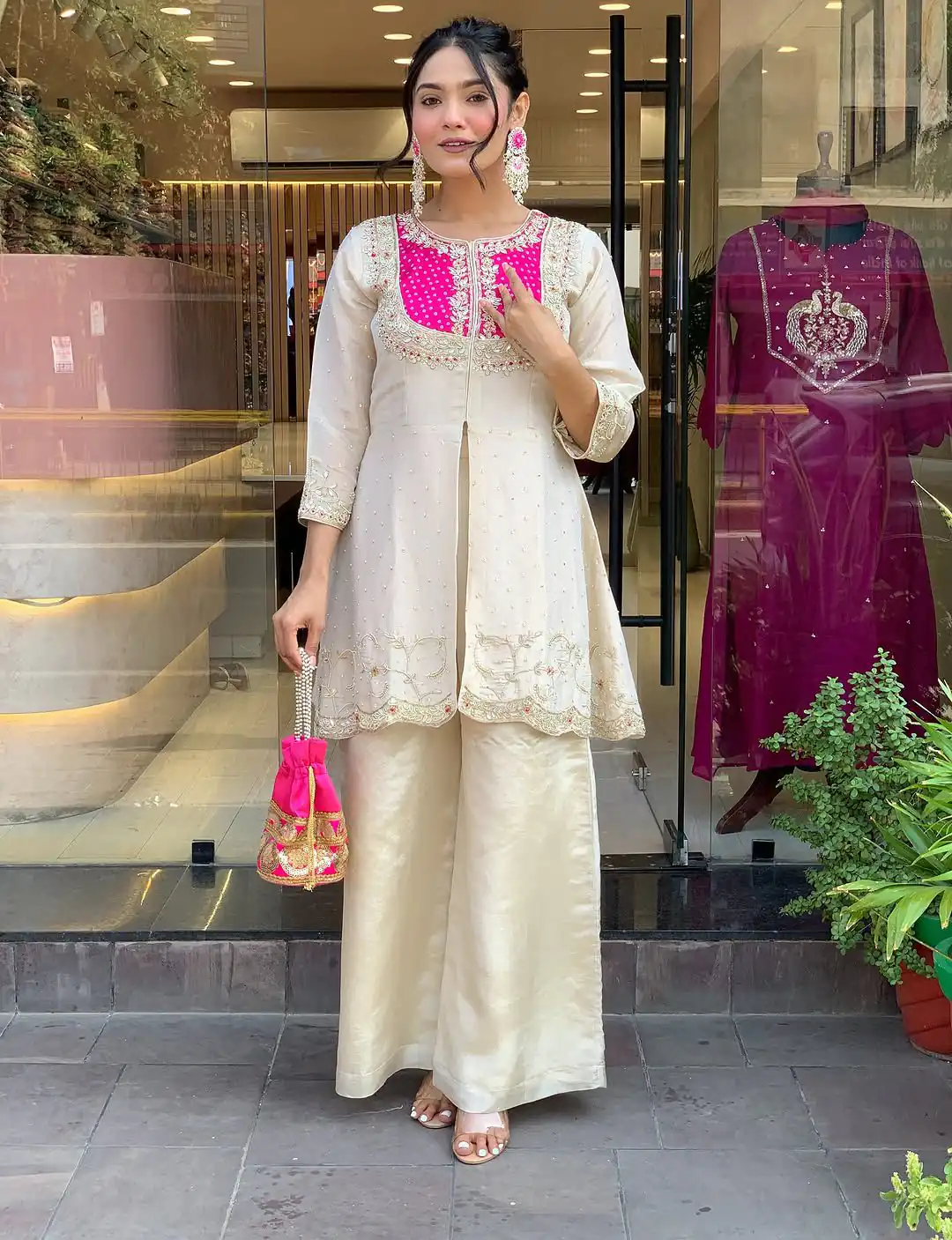 SRK 5277 Pink Mal Cotton With Embroidery Work & Bead Work Salwar Suit . Affordable Price ₹1799. Delivery 4-6 Working Days. Shop now. | Jump Suits, Salwar suit, Designer Suits, Casual Suits, Creative suits, Palazzo Suits, Party Wear Suits, Patiala Suits, Straight Suits