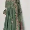 Pista Chinon Lace Embroidery Work Gown