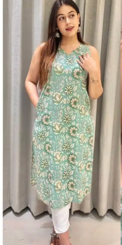 INLI Blush 7.0 Pista Color Cotton With Printed Designer Work Kurti . Get it for ₹1269. Delivery 4-6 Working Days. Shop now. | Kurti, Bollywood Kurti, Creative Kurtis, Designer Kurti, Party Wear Kurti, Selfie Kurti