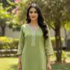 INLI Adaa 5.0 Pista Rayon with Embroidery Work Kurti .Wedding, Party, Festive, Events, Best Price ₹1349. Delivery 4-6 Working Days. Shop now. | Kurti, Bollywood Kurti, Creative Kurtis, Designer Kurti, Party Wear Kurti, Selfie Kurti