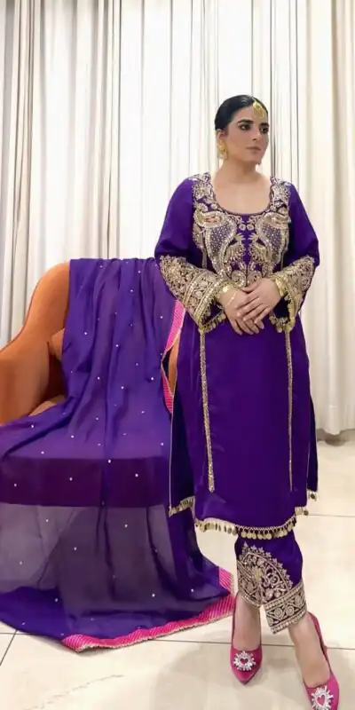 KF 1704 Purple Georgette with Embroidery Work & Lace Work Salwar Suit . Special Price ₹1999. Delivery 4-6 Working Days. Shop now. | Jump Suits, Tops & Bottoms, Track Suits, Trendy Wear, Salwar suit, Designer Suits, Casual Suits, Creative suits, Palazzo Suits, Party Wear Suits, Patiala Suits, Straight Suits