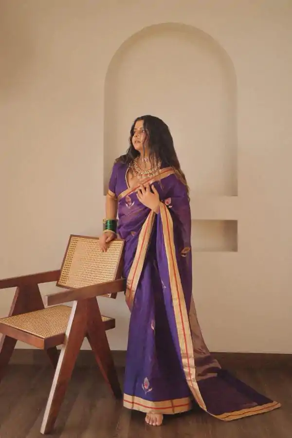 KP 5084 Purple Soft Lichi Silk Lace Work & Lace Border Saree in Exclusive Offer ₹1449. Delivery 4-6 Working Days. Shop now. | Sarees, Bollywood Sarees, Creative Sarees, Designer Sarees, Embroidered Sarees, Ethnic Saree, Modern Digital sarees, Party Wear Sarees