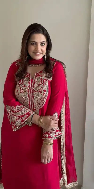 ZSR 3097 Red Pure Chinnon Silk With Embroidery Sequence Work With Full Sleeve Salwar Suit Wedding, Party, Festive, Events Exclusive Offer ₹1899. D | Jump Suits, Tops & Bottoms, Track Suits, Trendy Wear, Salwar suit, Designer Suits, Casual Suits, Creative suits, Palazzo Suits, Party Wear Suits, Patiala Suits, Straight Suits