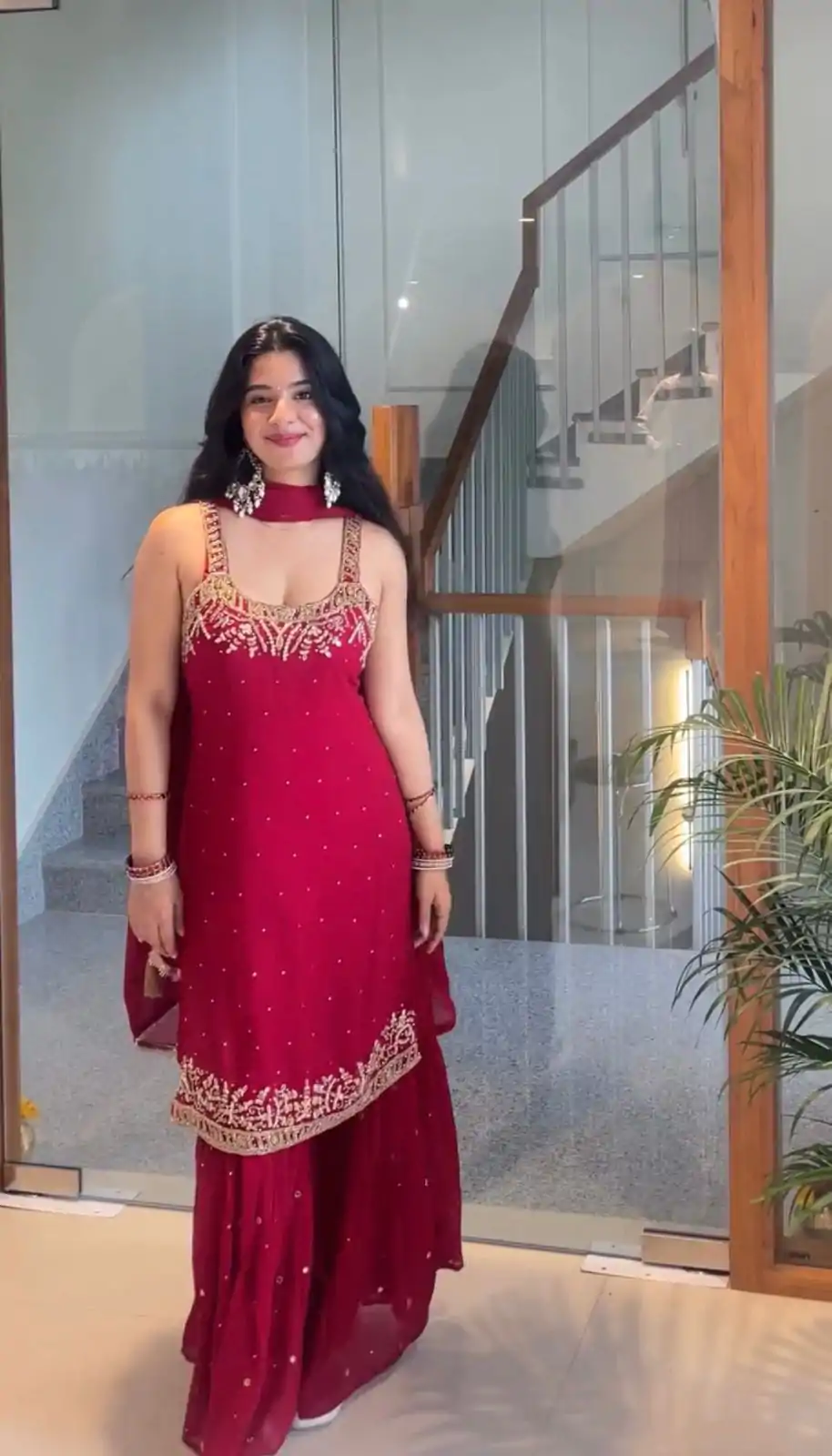 KD 1531 Red Faux Georgette Lace Work Salwar Suit in . Wedding, Party, Festive, Events, Grab it for ₹2399. Delivery 4-6 Working Days. Shop now. | Jump Suits, Tops & Bottoms, Track Suits, Trendy Wear, Salwar suit, Designer Suits, Casual Suits, Creative suits, Palazzo Suits, Party Wear Suits, Patiala Suits, Straight Suits