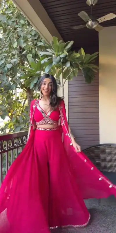 LG 1911 Red in Georgette Embroidery Work & Mirror Work Salwar Suit . Exclusive Offer ₹2399. Delivery 4-6 Working Days. Shop now. | Jump Suits, Salwar suit, Designer Suits, Casual Suits, Creative suits, Palazzo Suits, Party Wear Suits, Patiala Suits, Straight Suits